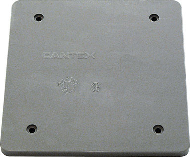 Cover Blank Pvc 2gang