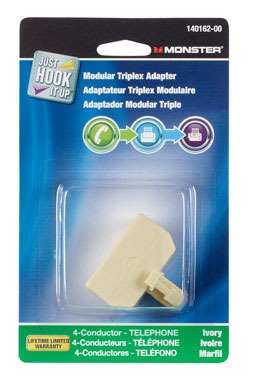 ADAPTER TRIPLEX IVORY