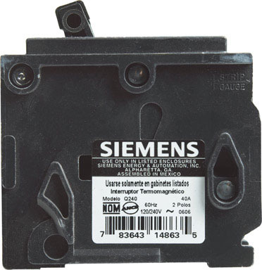 BRKR SIEMENS 2P 40A 2"