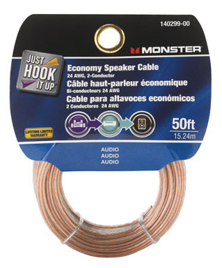 WIRE SPEAKER 24 AWG 50'