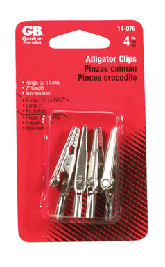 Clip Alligator2"5amp 4pk