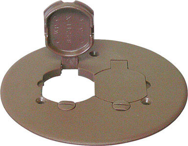 DPLX RCPTCLE COVER BRNZE