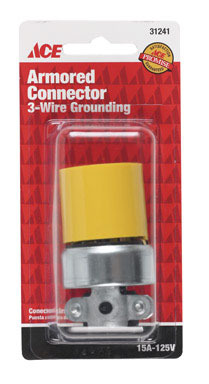 CONNECTOR ARMORED 15A