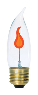 Bulb Flicker 3w Clr Mb