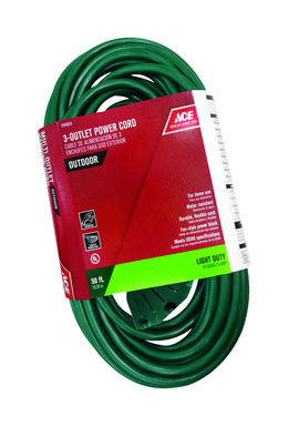 POWERCNTR 50' 16/3 GREEN