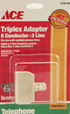 TRIPLEX ADAPTR 3L 6C IV