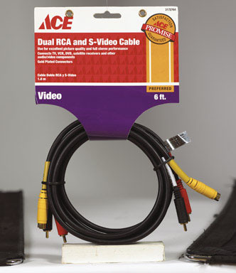 DUAL RCA/S-VIDEO CABLE6'