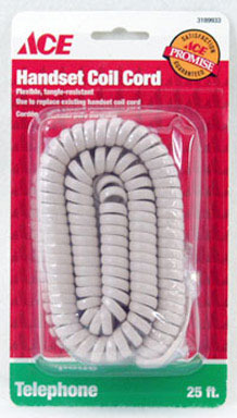 CORD HANDSET 25' CREAM