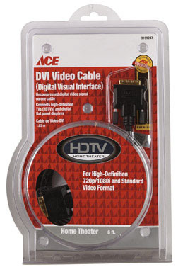 CABLE DVI/DVI 24 PIN 6FT