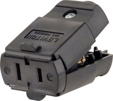 Connector 2wire 15a Blk