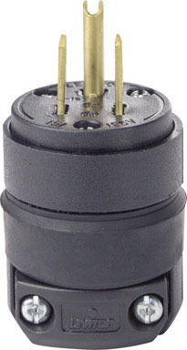 Grounding Plug 15a Blk