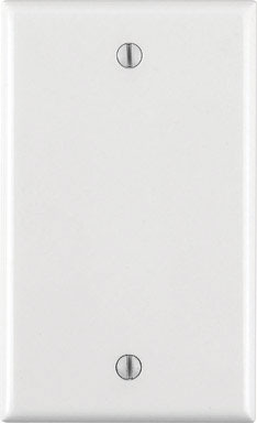 Blank Wallplate 1g White