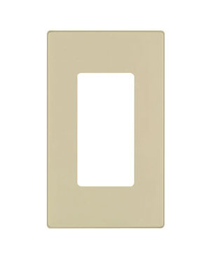 WALLPLATE 1G SCRWLS IV