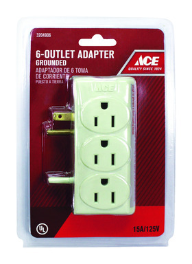 ADAPTER 6OUTLET GRND