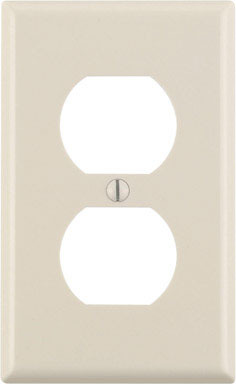 WALL PLATE 1GANG DPLX AL