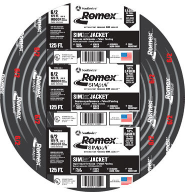 Wire 6-2 Nmwg 125'