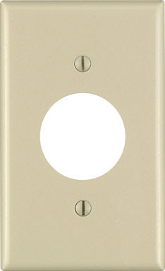 Wallplate 1g Outlt Ivory