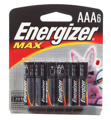 ENERGIZER AAA 6 PACK