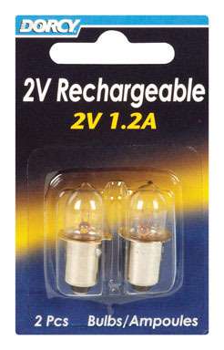 BULB LNTRN RECHRG 2V CD2