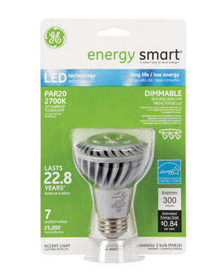 BULB GE 7 WATT PAR20 LED