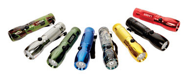 FLASHLIGHT/LASER 8 LED