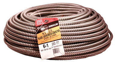 CABLE GROUND6-1 BARE250'
