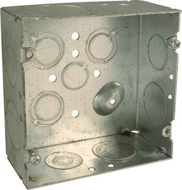 Box Sq 4-11/16" 3/4-1"ko