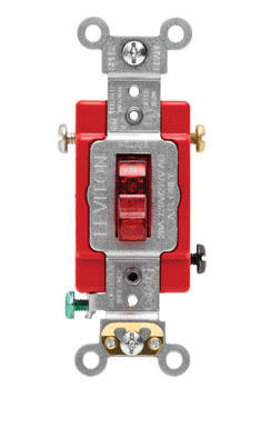 RED PILOT LIGHT SWITCH