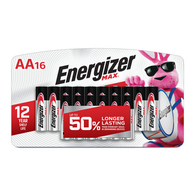 Battery Alkaline Aa 16pk