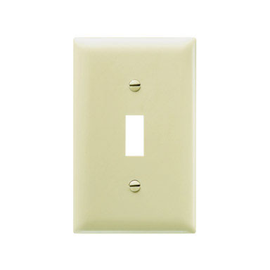 Wallplate 1 Toggle Ivory