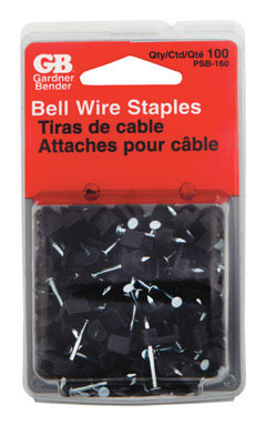 STAPLE BLK 3/16" 100PK