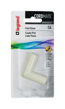 ELBOW FLAT CORDMTE PLST