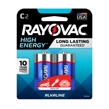 Battery Alkaline C 2pk