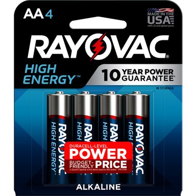 Battery Alkaline Aa 4pk