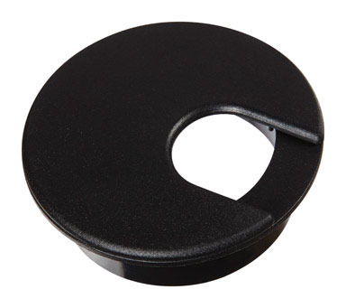 Desk Grommet Blk 2"