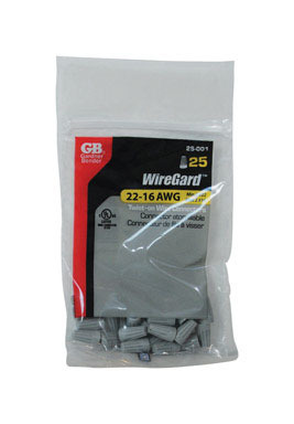 Wire Conn Gry25pk Scrwon