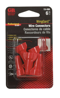 Winggard Cnnctr Red 6pk