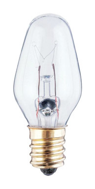 Incand C7 Bulb 4w Clr4pk