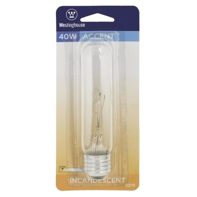 Incand T10 Bulb 40w Clr