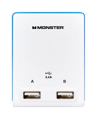 MONSTR 2USB WALL TAP