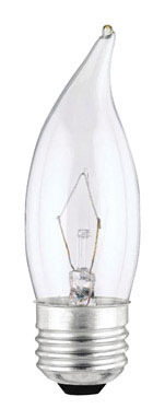 Bulb Ca10 40w Clr 2pk