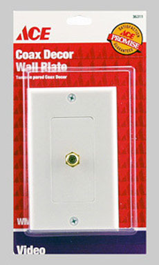 WALPLAT-COAX DECOR WHITE