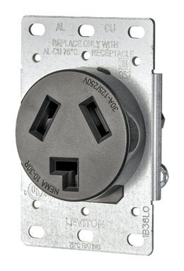 Receptacle Flush Mnt 30a