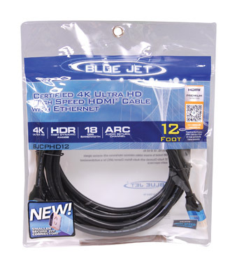 Cable 4k Hdmi W/ethr 12'