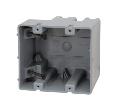SMART BOX 2 GANG PVC GRY