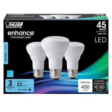 LED R20 E26 DL 45W 3PK