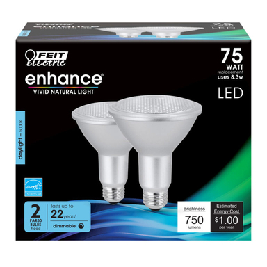 Led Par30 E26 Dl 75w 2pk