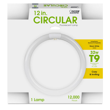 Bulb Fl Circ T9 32w12"ww