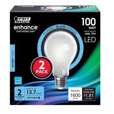 Led A21 E26 Dl 100w 2pk
