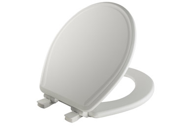 Toilet Seat Rnd Wood Wh